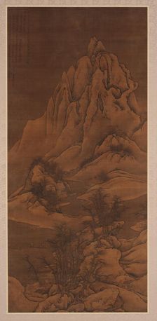 Snowscape after Guo Xi, Qing dynasty, 1702. Creator: Li Yin