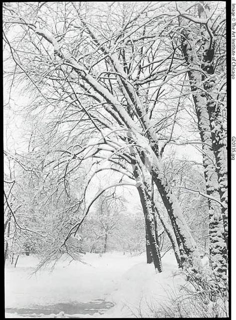 Snowscape, Berlin, 1888/92. Creator: Alfred Stieglitz.