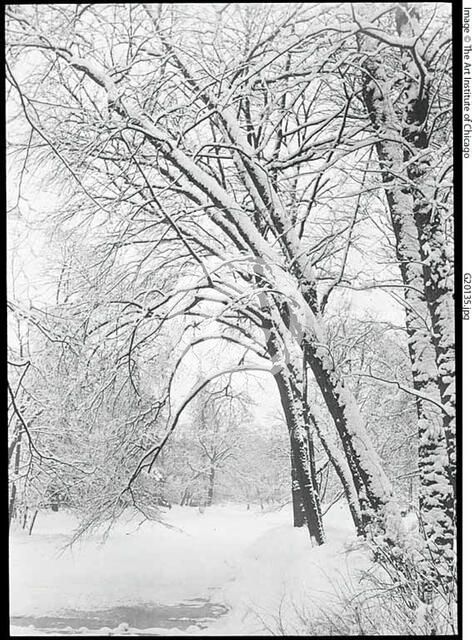Snowscape, Berlin, 1888/92. Creator: Alfred Stieglitz.