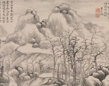 Snowscape, from Album for Zhou Lianggong, Undated. Creator: Yun Xiang