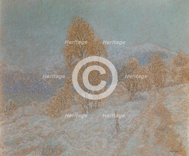 Snowy Day, 1915. Creator: William Henry Singer.