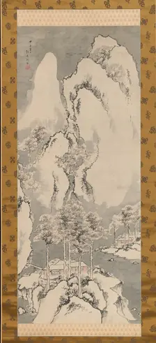 Snowy Landscape, 1744. Creator: Sakaki Hyakusen