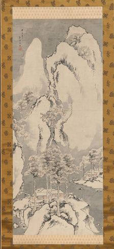 Snowy Landscape, 1744. Creator: Sakaki Hyakusen