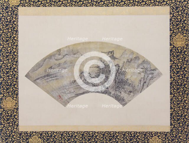 Snowy Landscape (Sekkei sansui zu), ca. 1550. Creator: Toki Tobun.