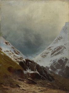 Snowy Mountainsides, 1875-1904. Creator: Vasily Vereshchagin