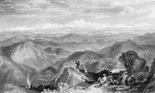 Snowy Range, from Tyne or Marna 1838. Creator: George Francis White