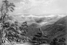 Snowy Range, from Landour 1838. Creator: George Francis White