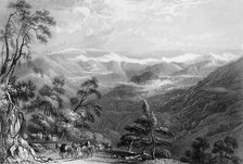 Snowy Range, from Landour 1838. Creator: George Francis White