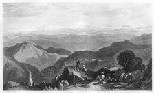 Snowy Range, India, c1860.Artist: E Goodall