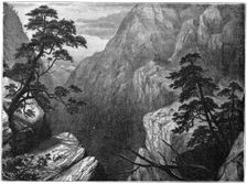 Snowy range of the Sierra Madre, Rocky Mountains, USA 1877
