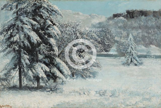 Snow, 1868. Creator: Courbet, Gustave (1819-1877).