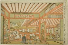 Snow-Viewing Entertainment, c. 1771. Creator: Utagawa Toyoharu