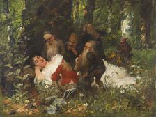 Snow White, c. 1890. Creator: Leeke, Ferdinand (1859-1937)