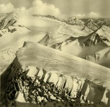 Snow-covered mountains, Bad Hofgastein, Austria, c1935. Creator: Unknown
