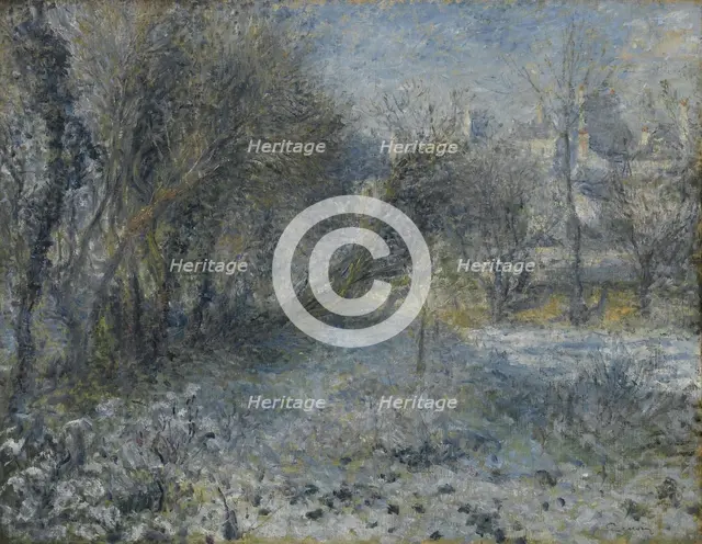 Snow-covered Landscape, 1870-1875. Artist: Renoir, Pierre Auguste (1841-1919)