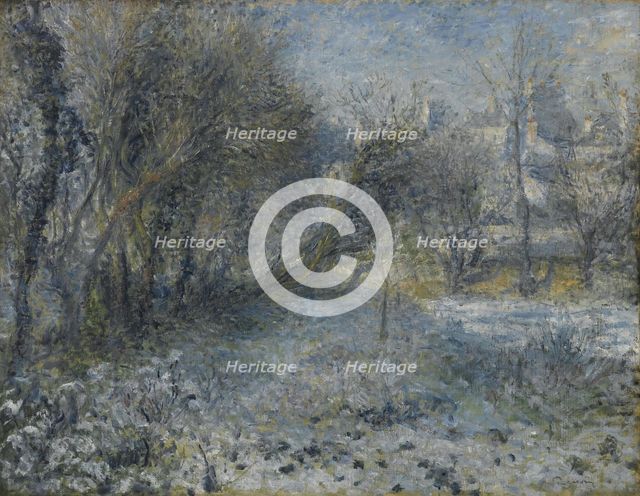 Snow-covered Landscape, 1870-1875. Artist: Renoir, Pierre Auguste (1841-1919)