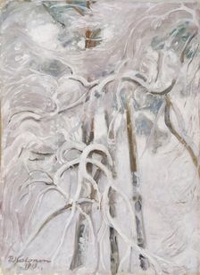 Snow-decked Pine, 1919. Creator: Pekka Halonen