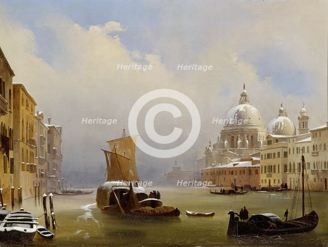 Snow in Venice, 1841.