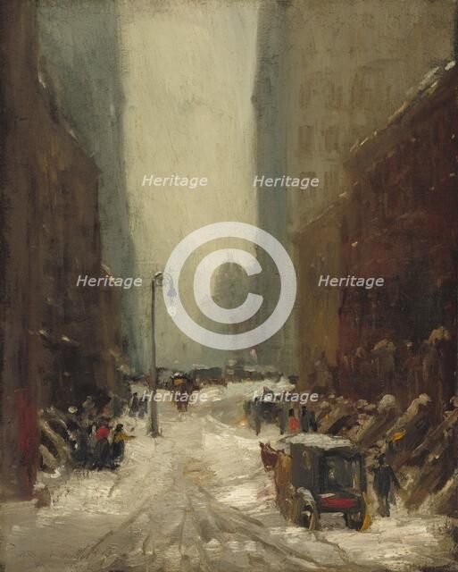 Snow in New York, 1902. Creator: Robert Henri.