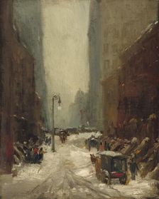 Snow in New York, 1902. Creator: Robert Henri