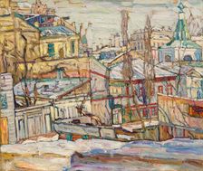 Snow, Kiev, c.1915. Creator: Manievich (Manevich), Abraham (Abram) (1883-1942)