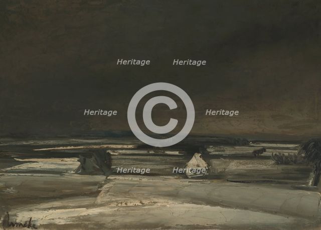 Snow Landscape, 1929. Creator: Constant Permeke.