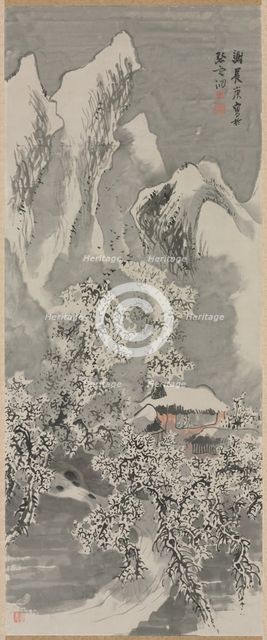 Snow Landscape, c. 1770s. Creator: Yosa Buson (Japanese, 1716-1783).