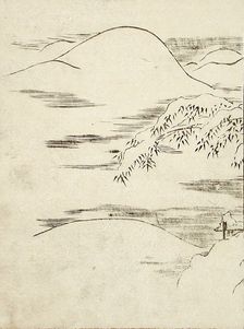 Snow Landscape, c1740. Creator: Tachibana Morikuni