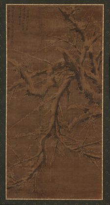 Snow-laden branches of a plum-tree, Ming dynasty, 15th-16th century. Creator: Unknown