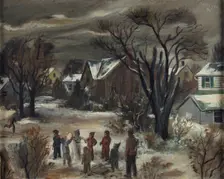Snow Man, 1942. Creator: Carlos Lopez