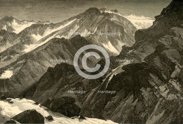'Snow-Mass Mountain', 1874.  Creator: Thomas Moran.