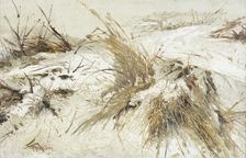 Snow on the sand dunes, c1889-90. Creator: Petrus van der Velden