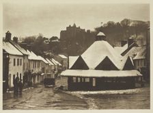 [Snow on cottages]. From the album: Photograph album - England, 1920s. Creator: Harry Moult