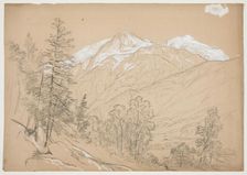 Snow-peaked Mountains, 19th century. Creator: John William Casilear