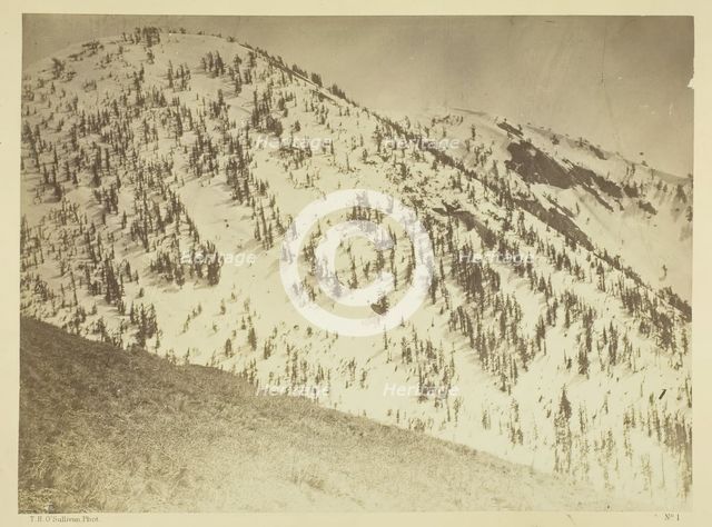 Snow Peaks, Bull Run Mining District, Nevada, 1871. Creator: Tim O'Sullivan.