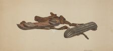 Snow Skates, c. 1940. Creator: Raymond Neumann