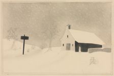 Snow Storm in Vermont. Creator: Mary Altha Nims (American, 1817-1907)