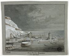 Snow Storm, Scarbro November 29, 1846. Creator: Elizabeth Murray