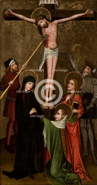 So-Called Great Crucifixion from the Parish Church of St Ursula in Korzenna, between 1425-1475. Creator: Unknown.