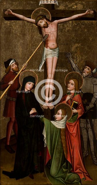 So-Called Great Crucifixion from the Parish Church of St Ursula in Korzenna, between 1425-1475. Creator: Unknown.