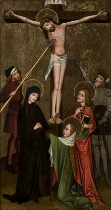 So-Called Great Crucifixion from the Parish Church of St Ursula in Korzenna, between 1425-1475. Creator: Unknown