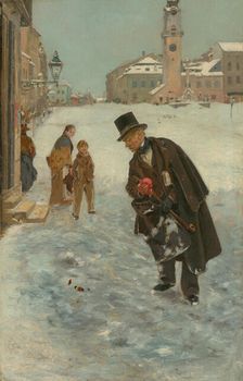 So Easy to Laugh at Another, 1892. Creator: Dominik Skutecky