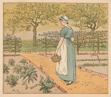 So she went into the garden c1885, (1934). Creator: Randolph Caldecott