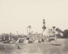 Souâdj, Cimetière Musulman et Tombeau de Mouràd-Bey, 1851-52, printed 1853-54. Creator: Félix Teynard
