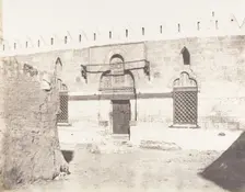 Souâdj, Tombeau de Mouràd-Bey - Entrée de la Mosquée, 1851-52, printed 1853-54. Creator: Félix Teynard