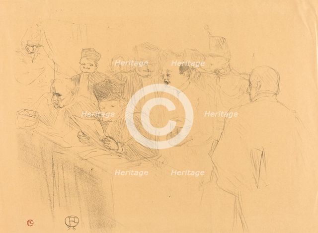 Soudais Deposition (Déposition Soudais), 1896. Creator: Henri de Toulouse-Lautrec.