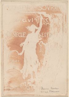 Souhaits Souhaits au Gui Le Siecle Neuf (Best Wishes for the New Century), 1901. Creator: Pierre Roche