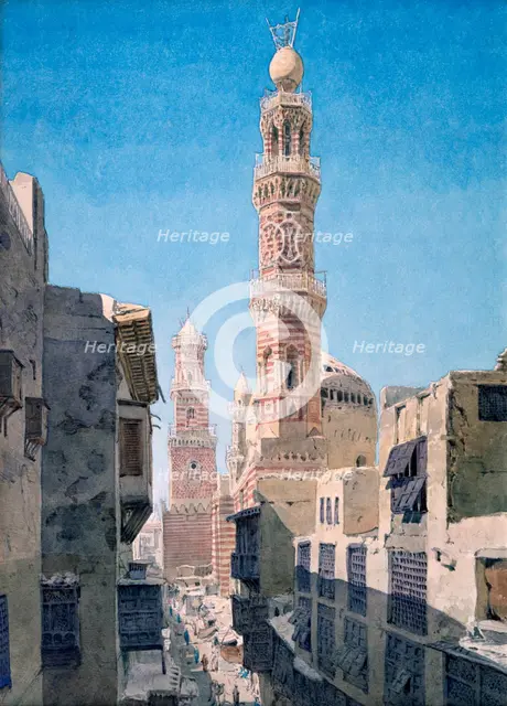 'Souk al Nahhassin, Cario', 1866. Artist: Richard Phene Spiers
