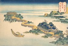Sound of the Lake at Rinkai (Rinkai kosei), from the series Eight Views of the Ryukyu ..., ca. 1832. Creator: Hokusai