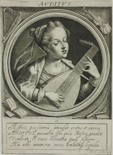 Sound, plate two from The Five Senses, n.d. Creator: Jacob van der Heyden